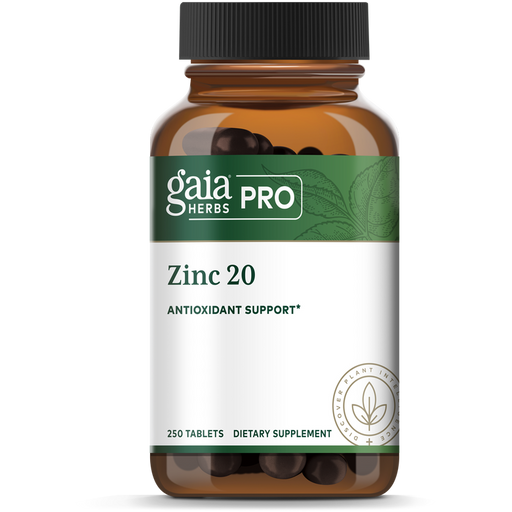 Zinc (20 mg) (250 Capsules)-Vitamins & Supplements-Gaia PRO-Pine Street Clinic