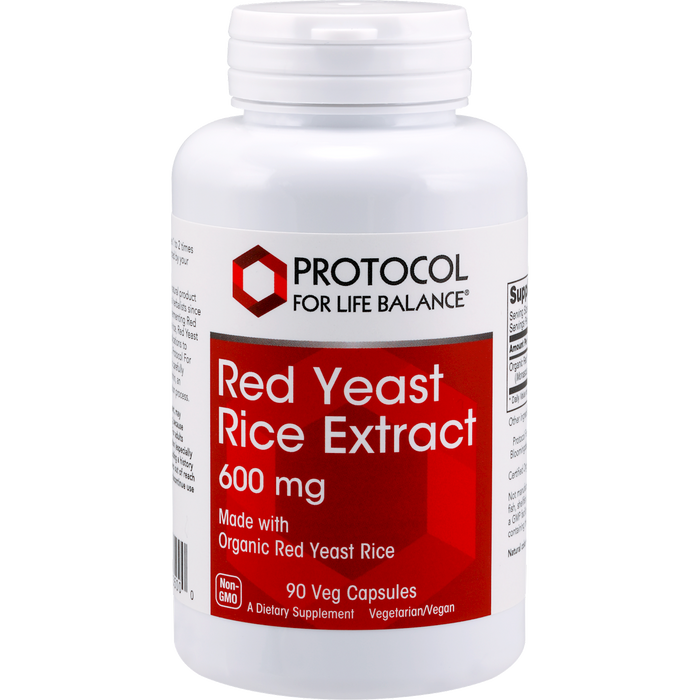 Red Yeast Rice 600Mg Org 90 Vcaps (90 Capsules)