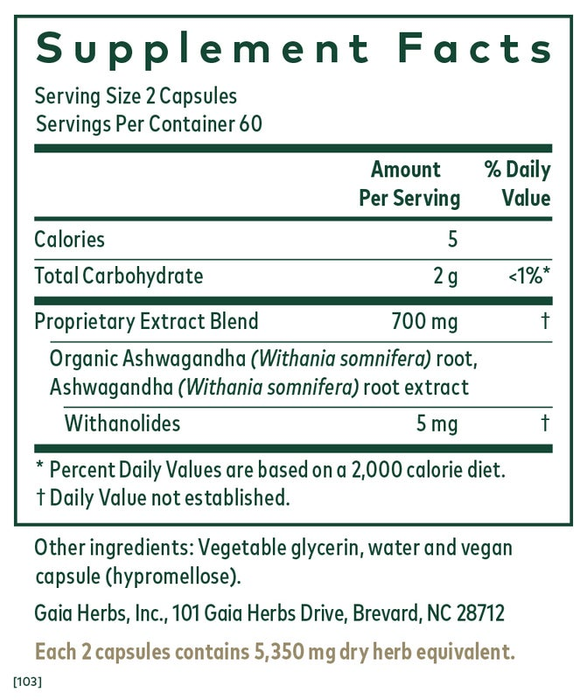 Ashwagandha 700 (120 Capsules)