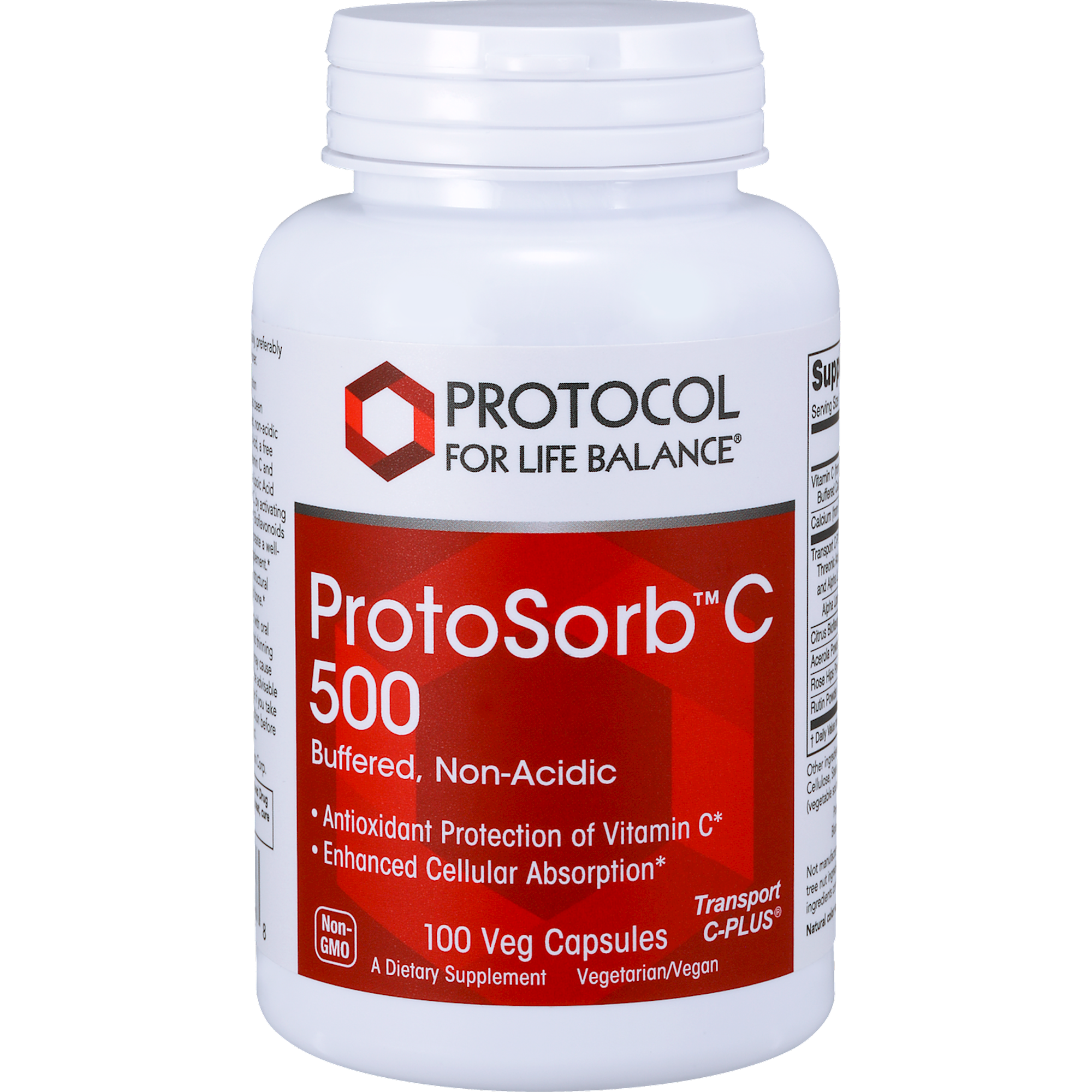 Protocol For Life Balance - ProtoSorb C 500 - 100 Capsules — Pine ...