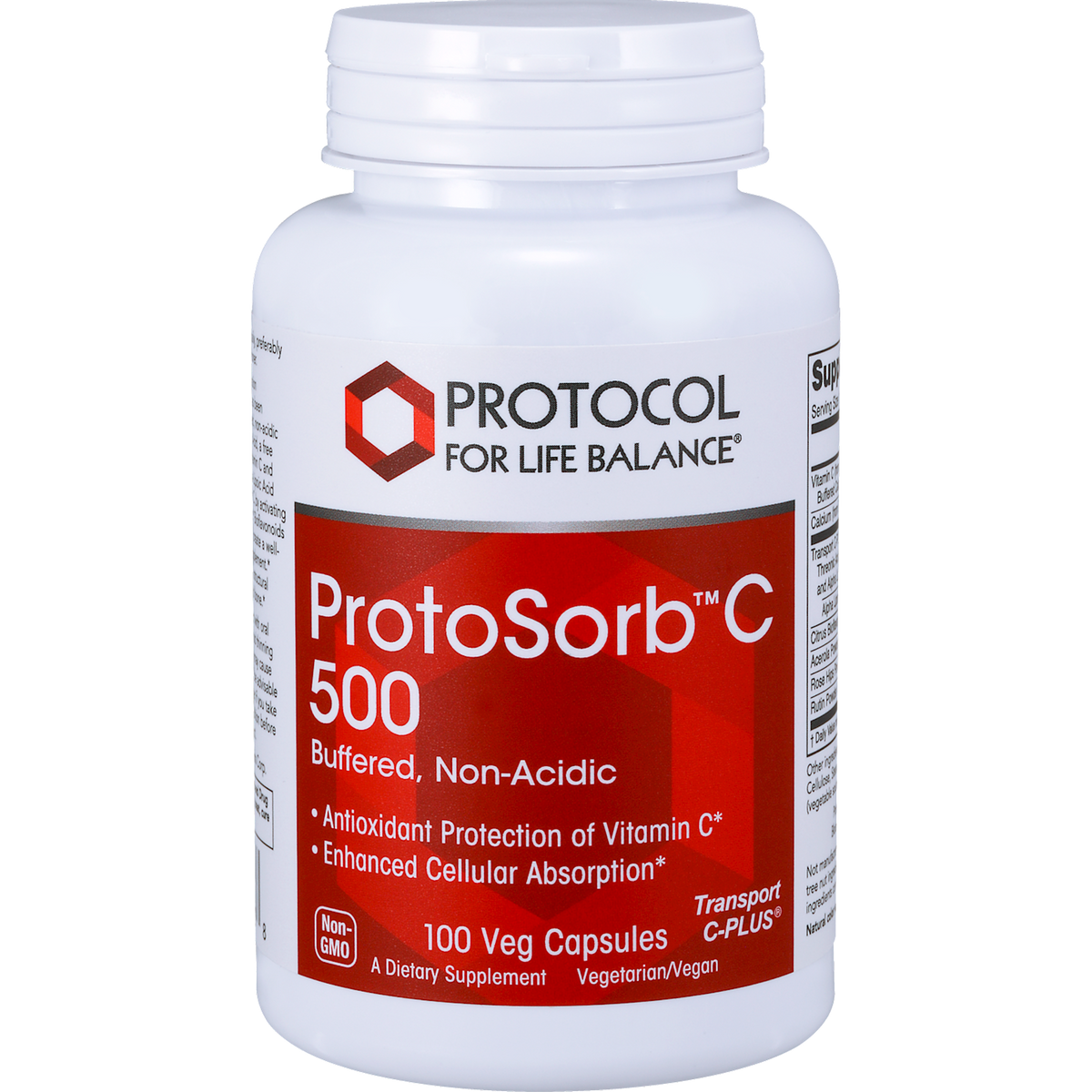 Protocol For Life Balance - ProtoSorb C 500 - 100 Capsules — Pine ...