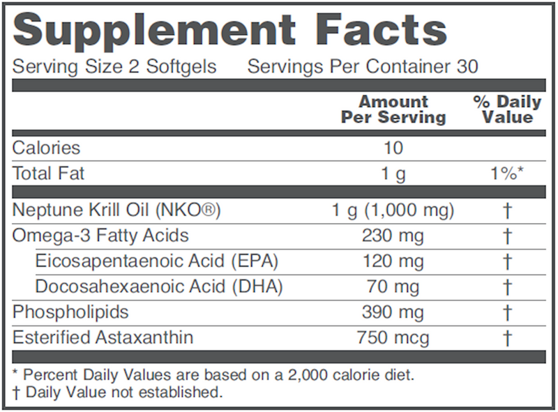 Krill Oil (60 Softgels)