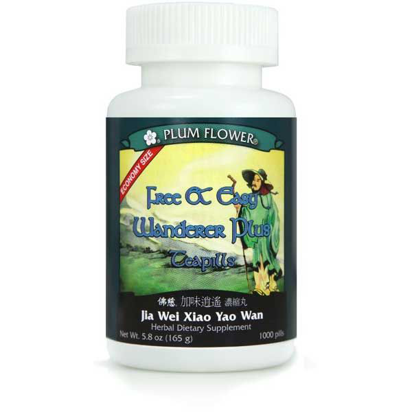 Free & Easy Wanderer PLUS - Jia Wei Xiao Yao Wan-Vitamins & Supplements-Plum Flower-1000 Pills-Pine Street Clinic