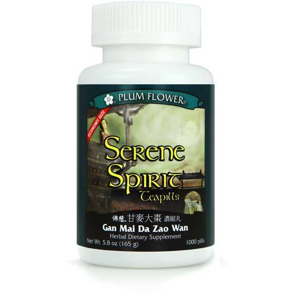 Serene Spirit (Calm Spirit) Teapills (Gan Mai Da Zao Wan)-Vitamins & Supplements-Plum Flower-1000 Teapills-Pine Street Clinic