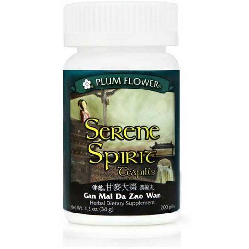 Serene Spirit (Calm Spirit) Teapills (Gan Mai Da Zao Wan)-Vitamins & Supplements-Plum Flower-200 Teapills-Pine Street Clinic