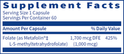 L-MethylFolate (60 Capsules)