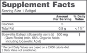 Boswellia Extract (500 mg) (90 Softgels)