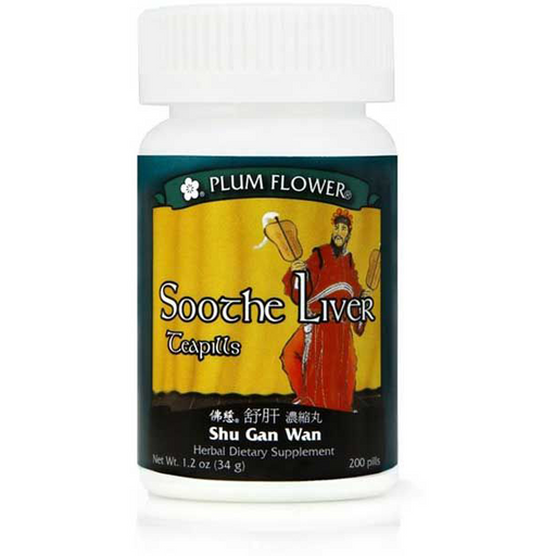 Soothe Liver Teapills (Shu Gan Wan) (200 Pills)-Chinese Formulas-Plum Flower-Pine Street Clinic