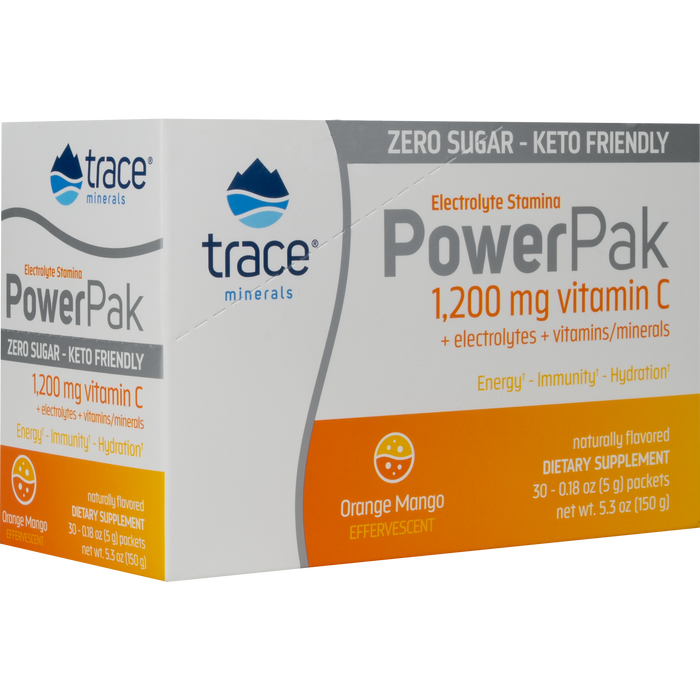 Power Pak (Orange Mango) (30 Packets)-Vitamins & Supplements-Trace Minerals-Pine Street Clinic