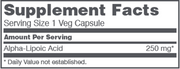 Alpha Lipoic Acid (250 mg) (90 Capsules)