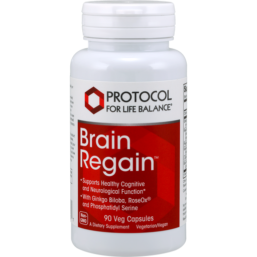 Brain Regain (90 Capsules)-Vitamins & Supplements-Protocol For Life Balance-Pine Street Clinic
