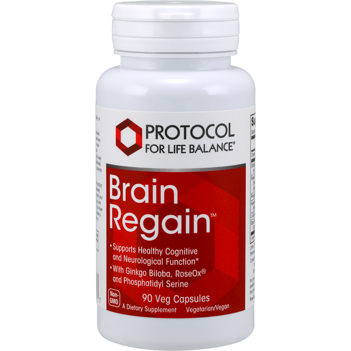 Brain Regain (90 Capsules)-Vitamins & Supplements-Protocol For Life Balance-Pine Street Clinic