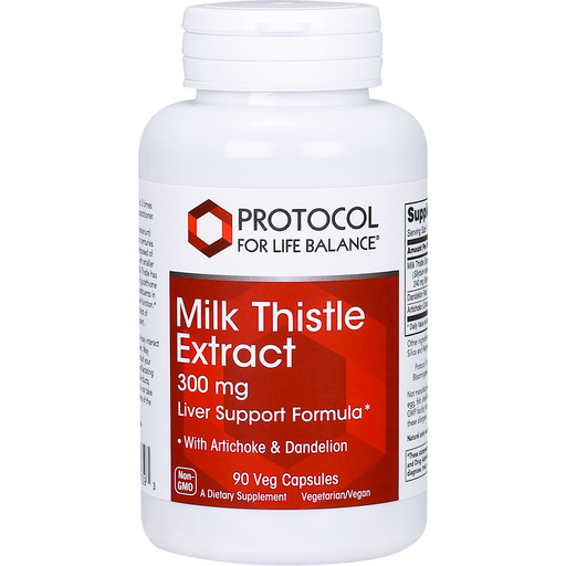 Milk Thistle Extract (90 Capsules)-Vitamins & Supplements-Protocol For Life Balance-Pine Street Clinic