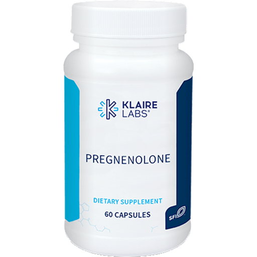Pregnenolone (60 Capsules)-Vitamins & Supplements-Klaire Labs - SFI Health-Pine Street Clinic