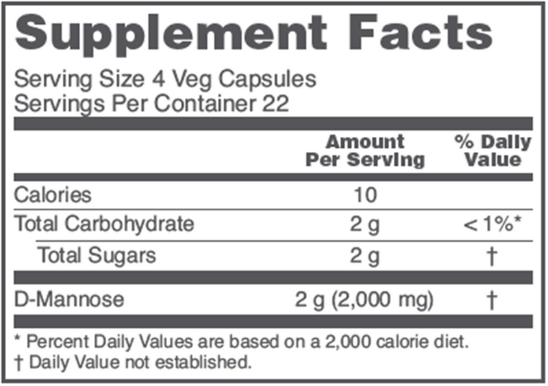 D-Mannose Urinary (90 Capsules)