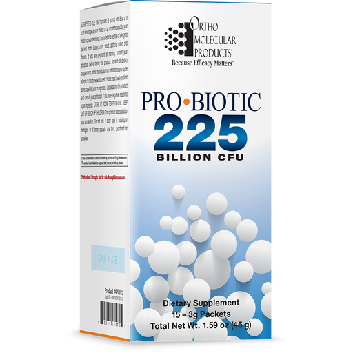 Probiotic 225 (15 Packets)-Vitamins & Supplements-Ortho Molecular Products-Pine Street Clinic