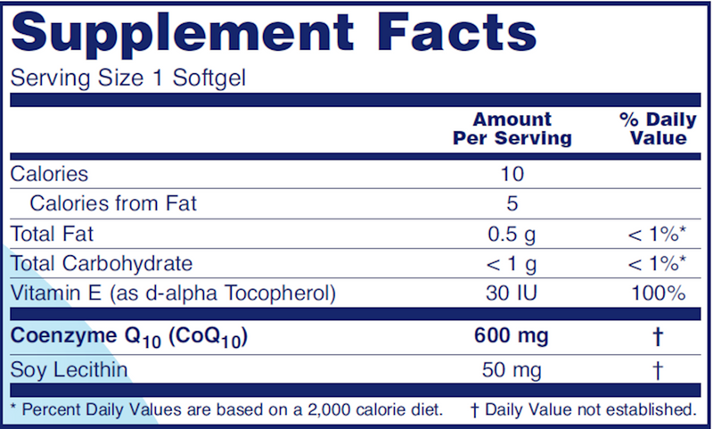 Coq10 (600 mg) (60 Softgels)