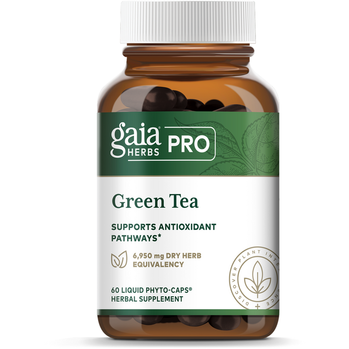 Green Tea (60 Capsules)-Vitamins & Supplements-Gaia PRO-Pine Street Clinic