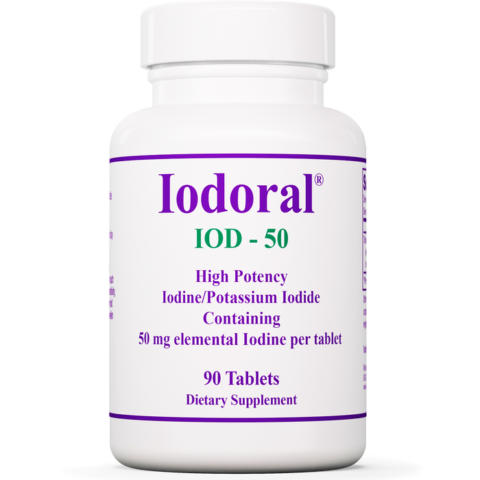 Iodoral IOD-50 (50 mg)-Vitamins & Supplements-Optimox-90 Capsules-Pine Street Clinic