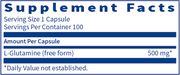 L-Glutamine (100 Capsules)