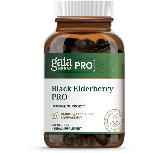 Black Elderberry PRO (120 Capsules)-Vitamins & Supplements-Gaia PRO-Pine Street Clinic