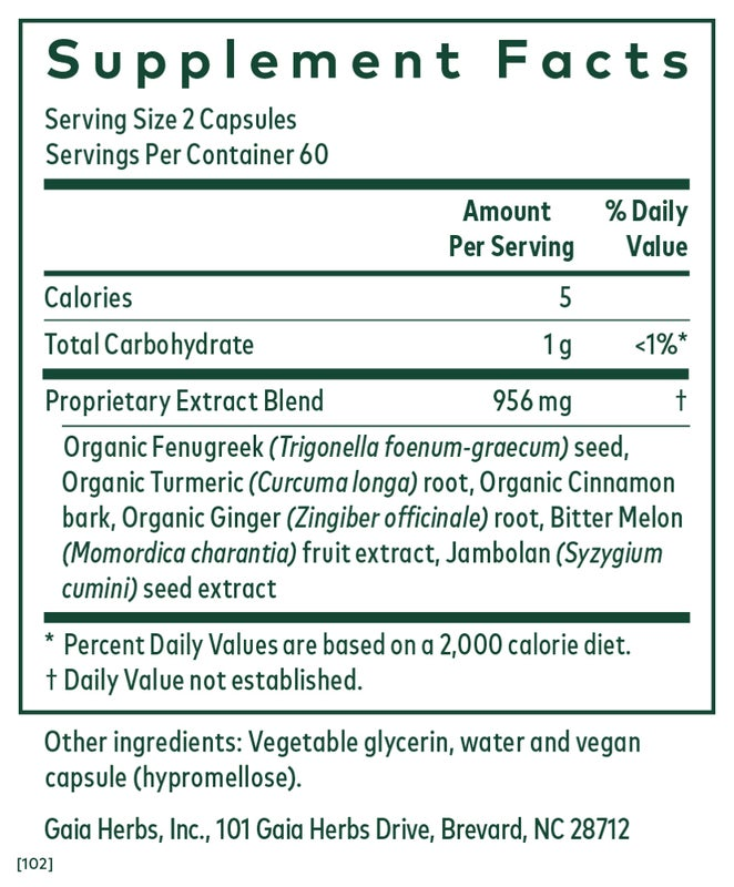 Glycemic Formula (120 Capsules)