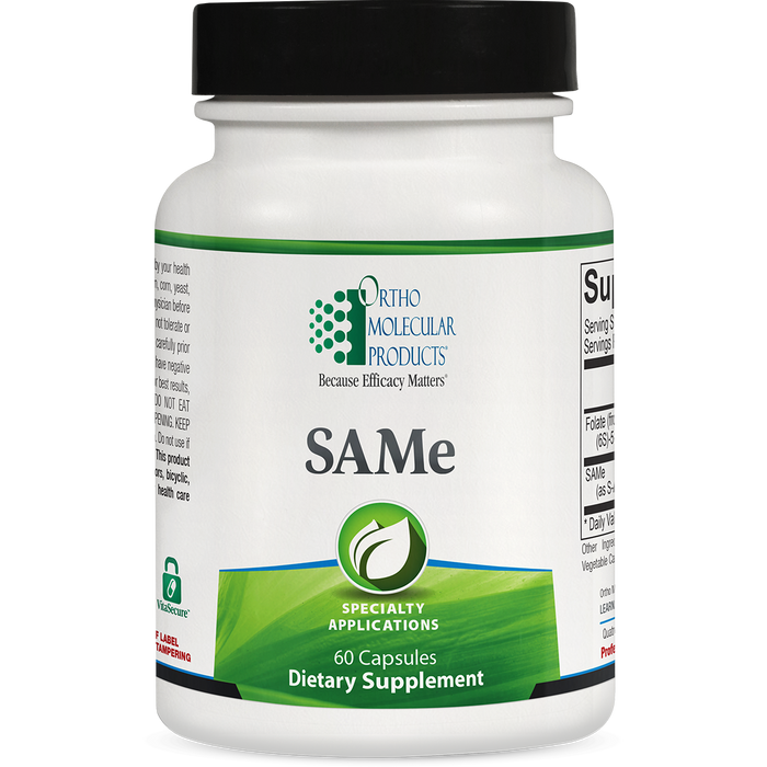 SAMe (60 Capsules)-Vitamins & Supplements-Ortho Molecular Products-Pine Street Clinic