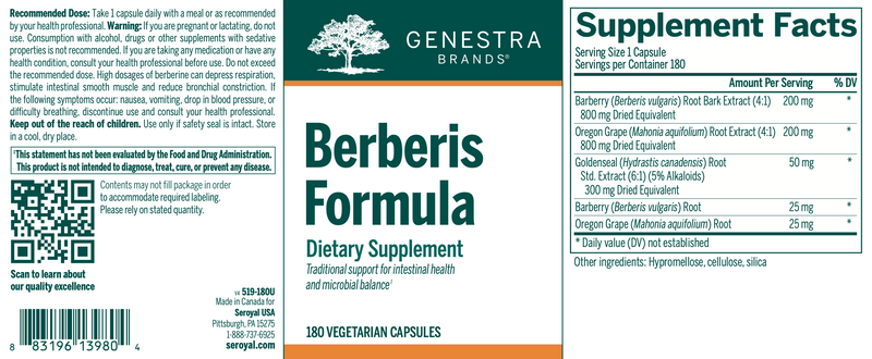 Berberis Formula