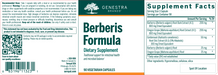 Berberis Formula-Vitamins & Supplements-Genestra-90 Capsules-Pine Street Clinic