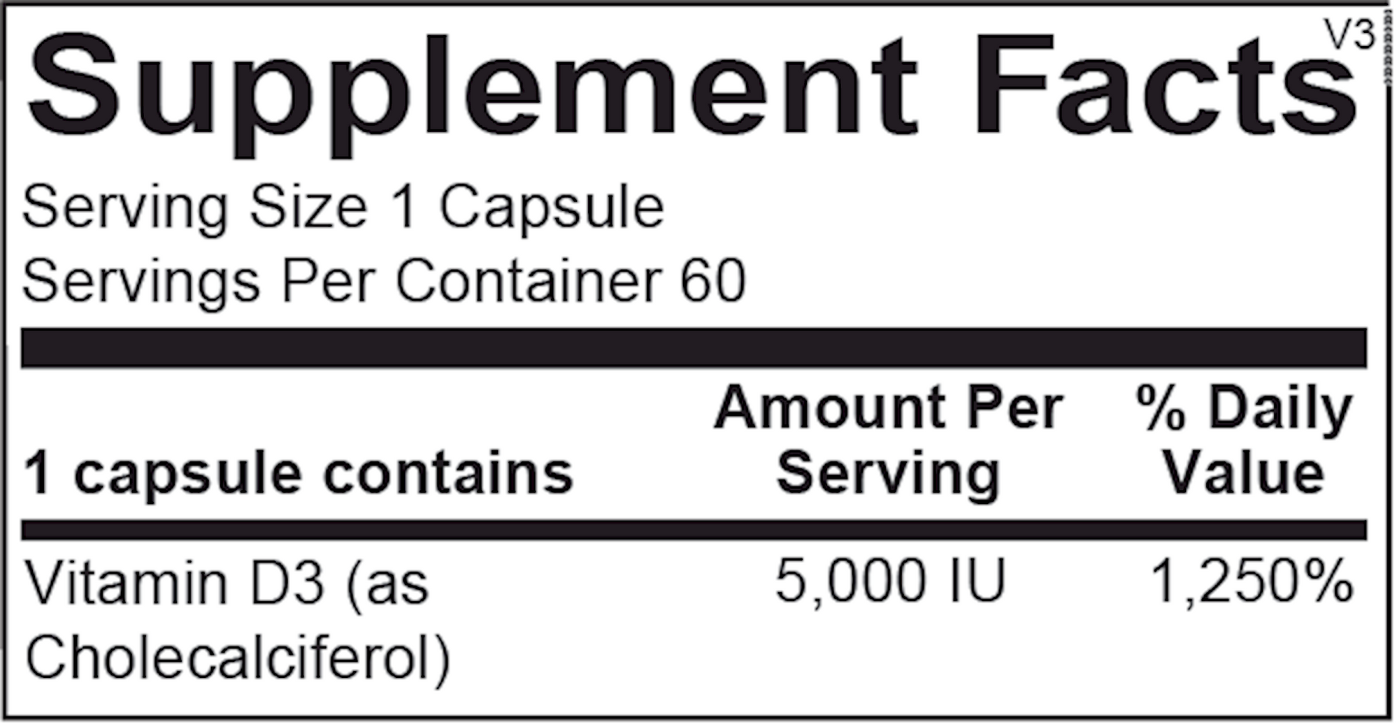 Ortho Molecular Products Vitamin D 5000 IU — Pine Street Clinic