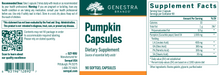 Pumpkin Capsules (90 Softgels)-Genestra-Pine Street Clinic