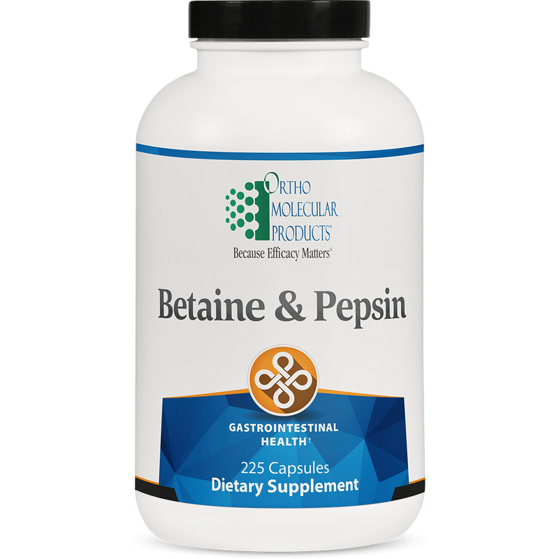 Betaine & Pepsin (225 Capsules)