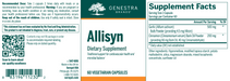 Allisyn (60 Capsules)-Vitamins & Supplements-Genestra-Pine Street Clinic