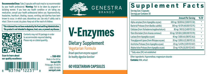 V-Enzymes (60 Capsules)