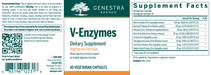V-Enzymes (60 Capsules)-Vitamins & Supplements-Genestra-Pine Street Clinic