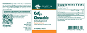CoQ10 Chewable (60 Tablets)