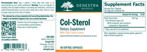 Col-Sterol (60 Softgels)-Genestra-Pine Street Clinic