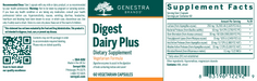Digest Dairy Plus (60 Capsules)-Vitamins & Supplements-Genestra-Pine Street Clinic