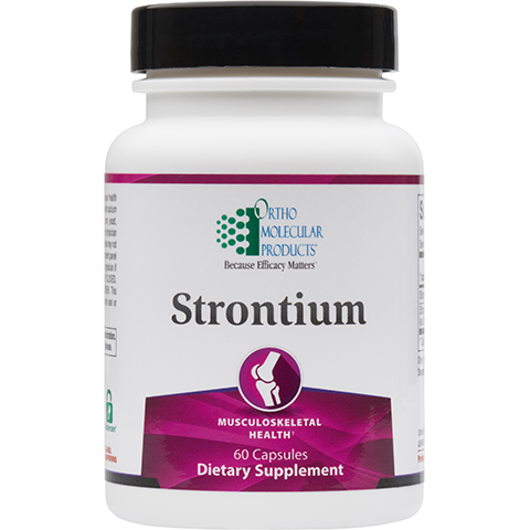 Strontium (60 Capsules)-Vitamins & Supplements-Ortho Molecular Products-Pine Street Clinic