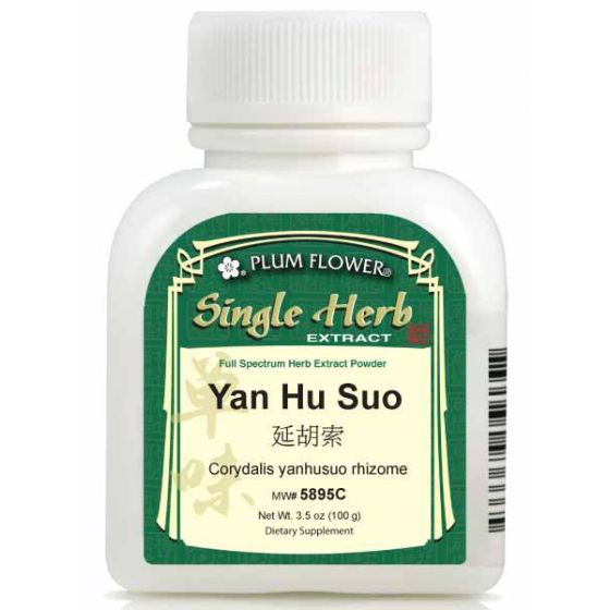 Yan Hu Suo (Corydalis rhizome) Extract Powder (100 g)
