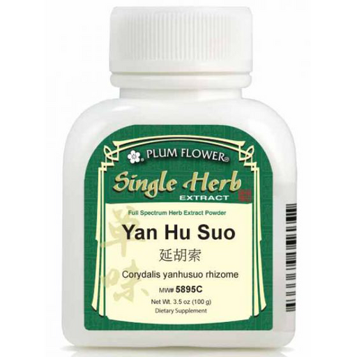 Yan Hu Suo (Corydalis rhizome) Extract Powder (100 g)-Chinese Formulas-Plum Flower-Pine Street Clinic