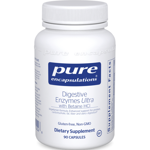 Digestive Enzymes Ultra with Betaine HCL-Vitamins & Supplements-Pure Encapsulations-90 Capsules-Pine Street Clinic