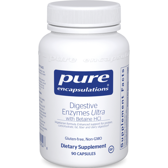 Digestive Enzymes Ultra with Betaine HCL-Vitamins & Supplements-Pure Encapsulations-90 Capsules-Pine Street Clinic