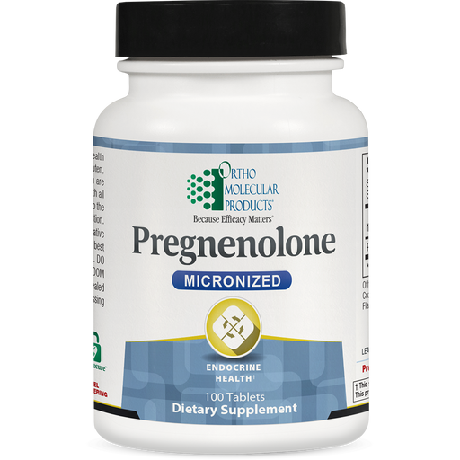 Pregnenolone (100 Tablets)-Ortho Molecular Products-Pine Street Clinic