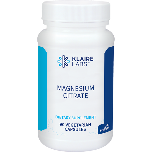 Magnesium Citrate (90 Capsules)-Vitamins & Supplements-Klaire Labs - SFI Health-Pine Street Clinic