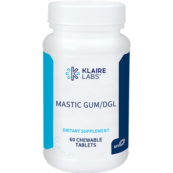 Klaire Labs - Mastic Gum/DGL - 60 Chewables — Pine Street Clinic