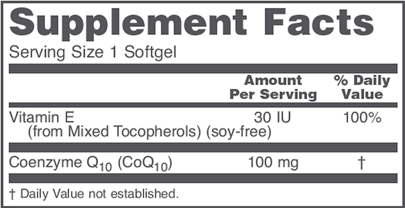 Coq10 (100 mg) (90 Softgels)