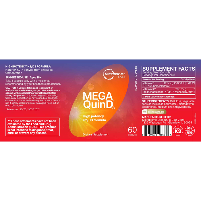 MegaQuinD3 (60 Capsules)