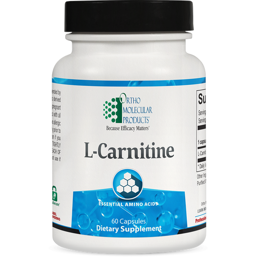 L-Carnitine (60 Capsules)-Vitamins & Supplements-Ortho Molecular Products-Pine Street Clinic