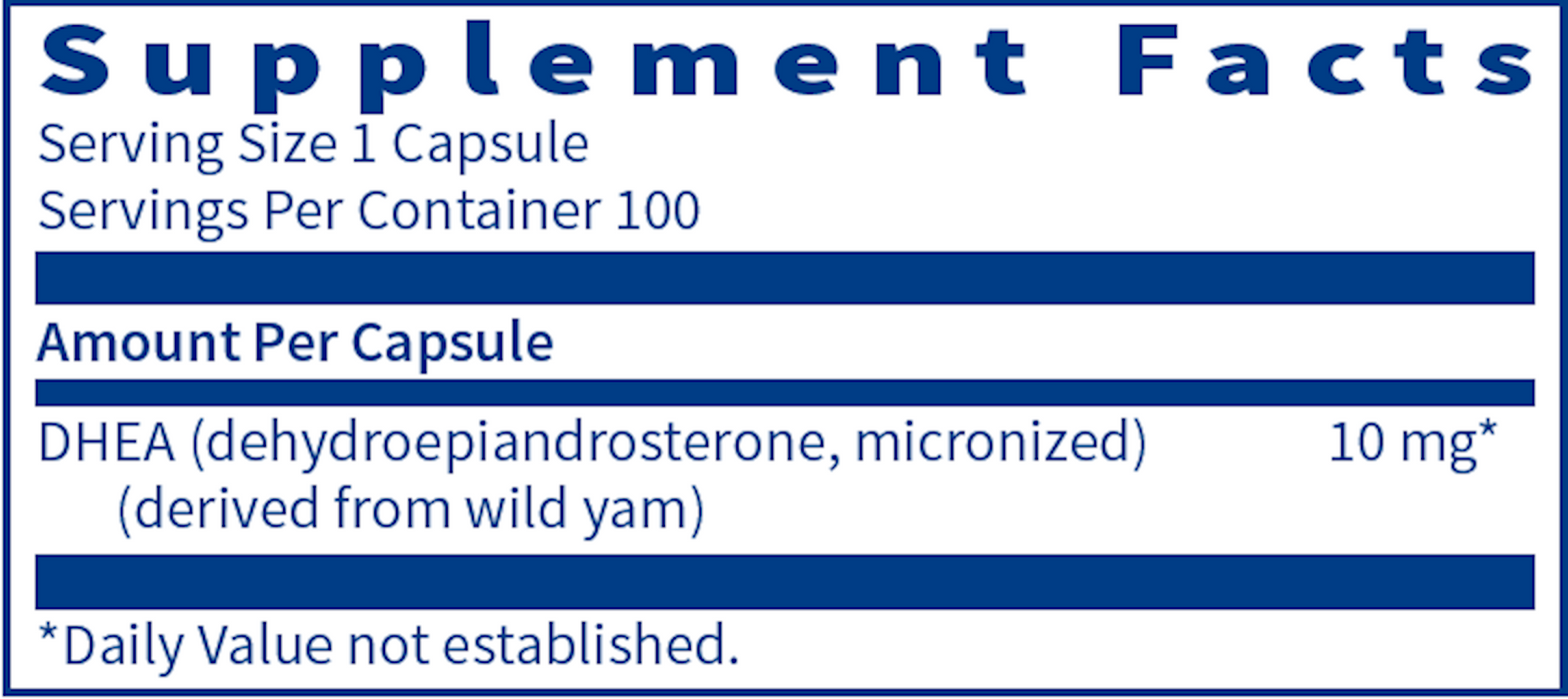 DHEA (10 mg) (100 Capsules)